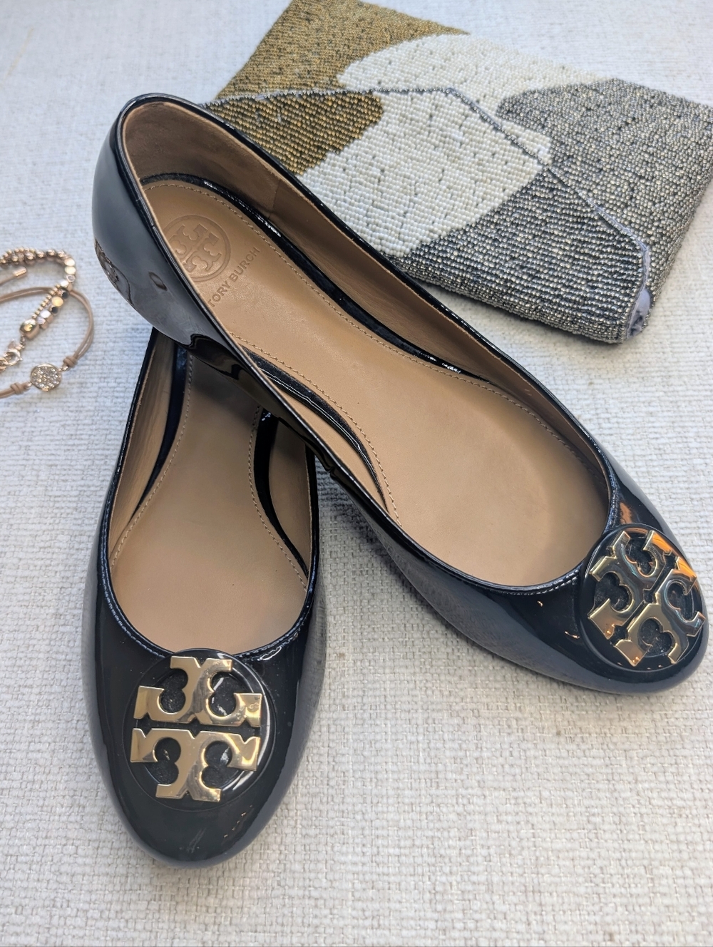 Tory Burch Patent Leather Flats